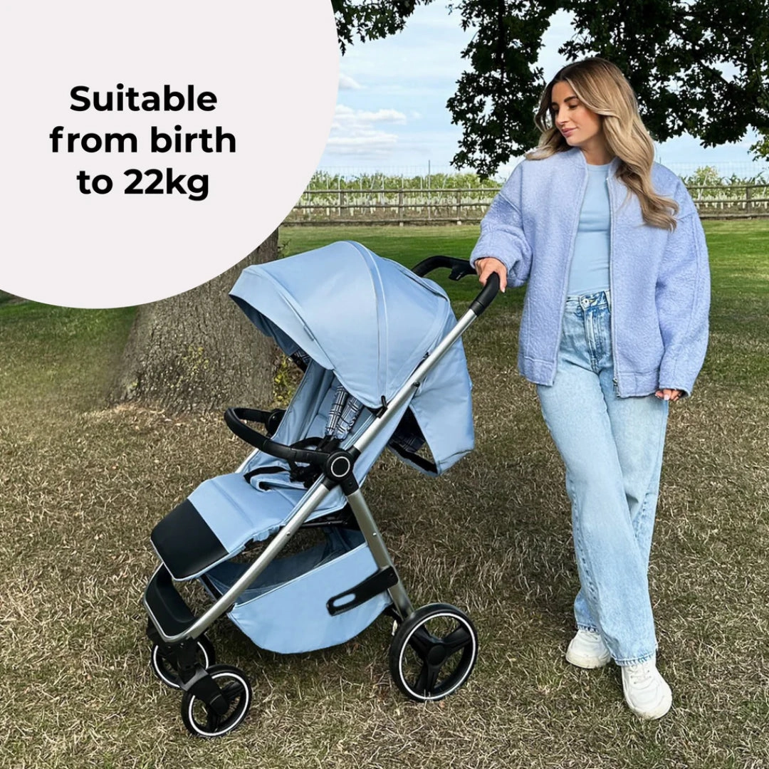 My Babiie MB160 PLUS Pushchair - Blue Plaid