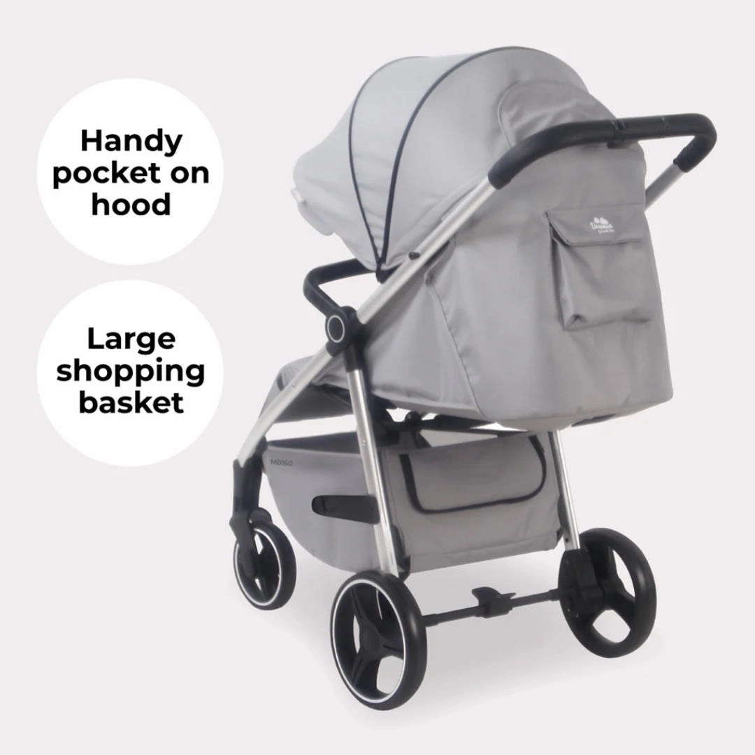 My Babiie MB160 PLUS Pushchair - Grey Tropical