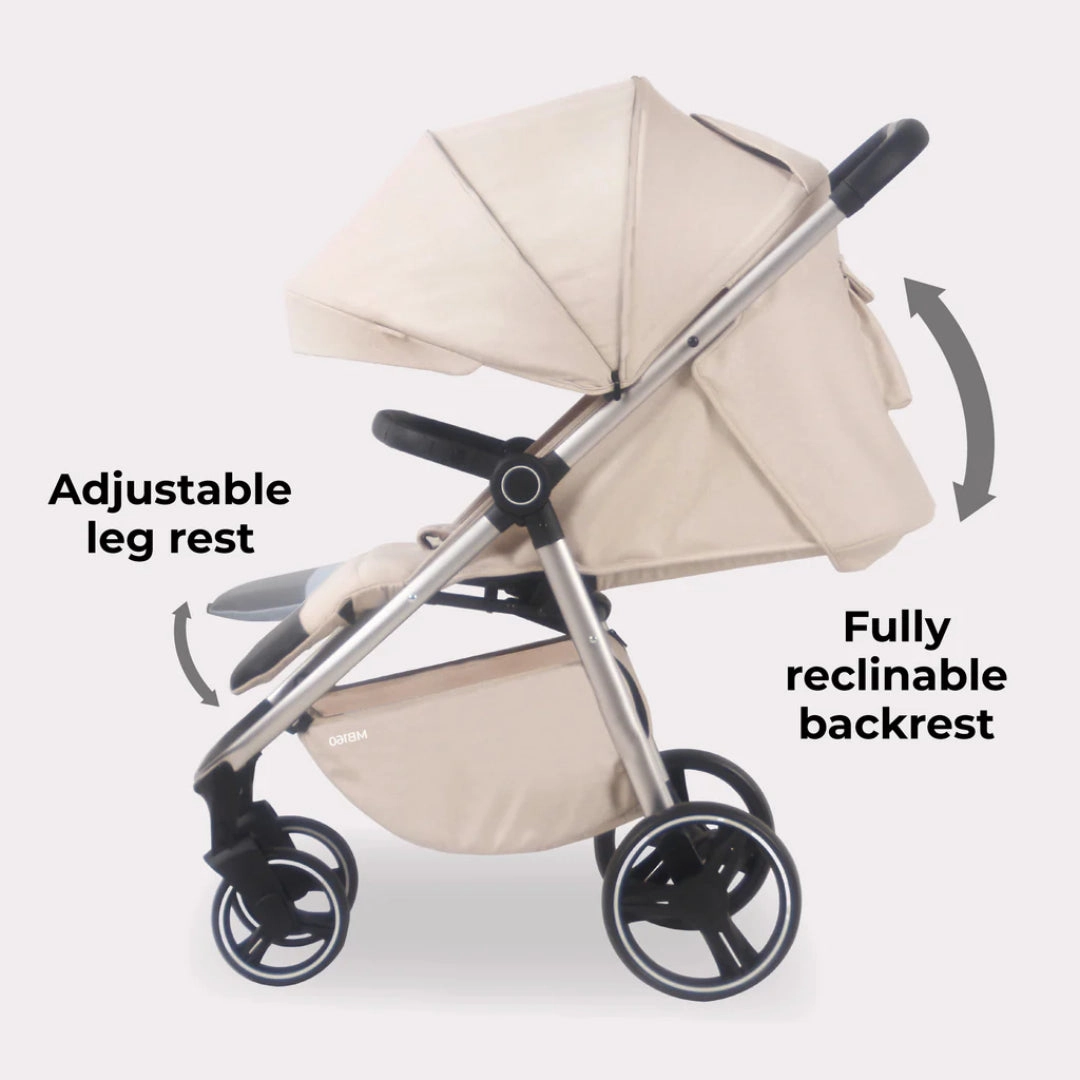 My Babiie MB160 PLUS Pushchair - Oatmeal