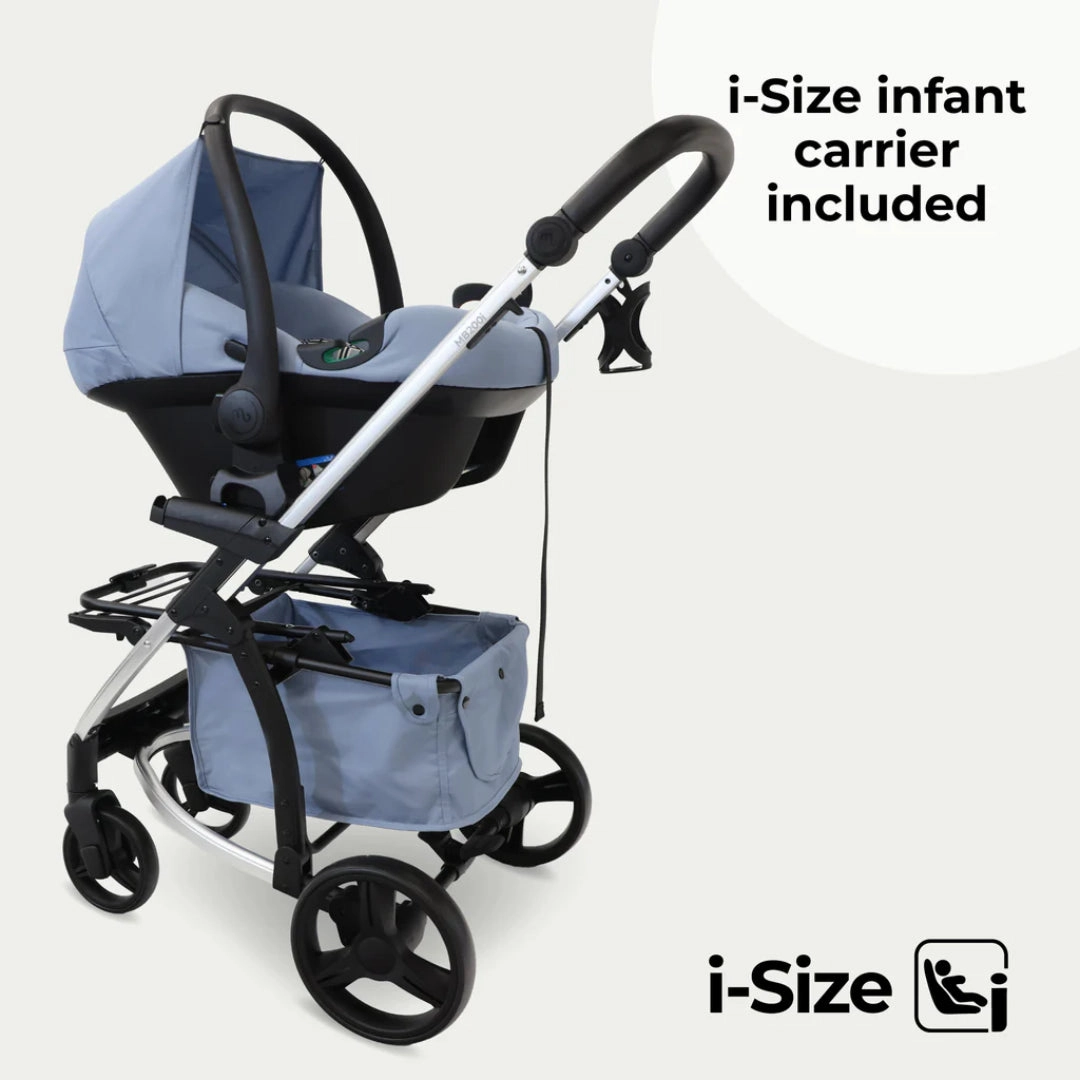 My Babiie MB200i 3-in-1 Travel System with i-Size Car Seat - Blue Plaid