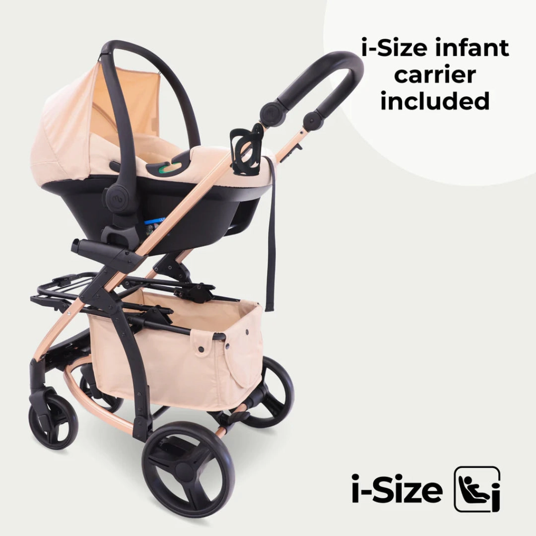 My Babiie MB200i 3-in-1 Travel System with i-Size Car Seat - Blush