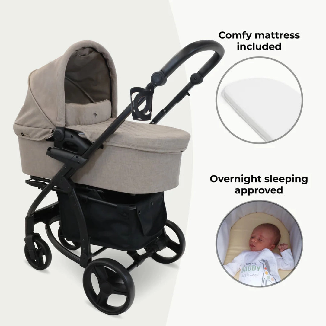 My Babiie MB200i 3-in-1 Travel System with i-Size Car Seat - Mink