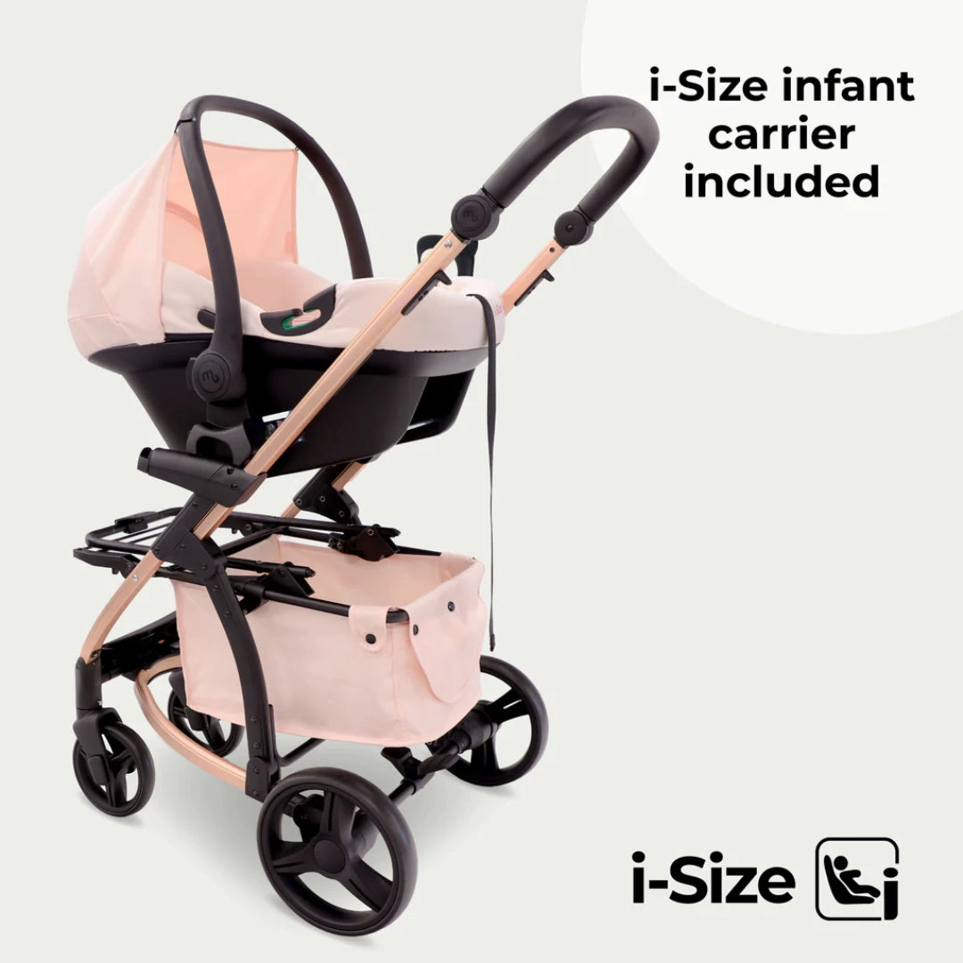 My Babiie MB200i 3-in-1 Travel System with i-Size Car Seat - Pink Plaid