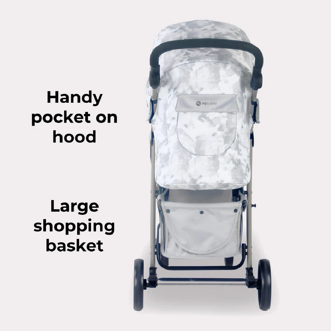 My Babiie MB30 PLUS Pushchair - Grey Tie Dye