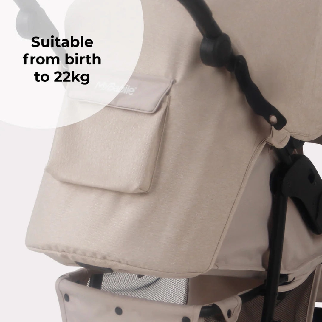 My Babiie MB30 PLUS Pushchair - Oatmeal