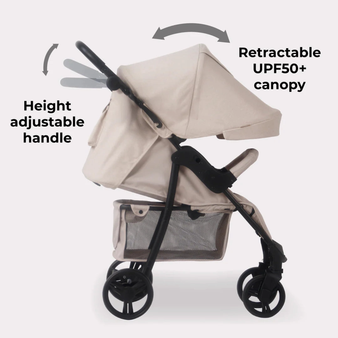 My Babiie MB30 PLUS Pushchair - Oatmeal