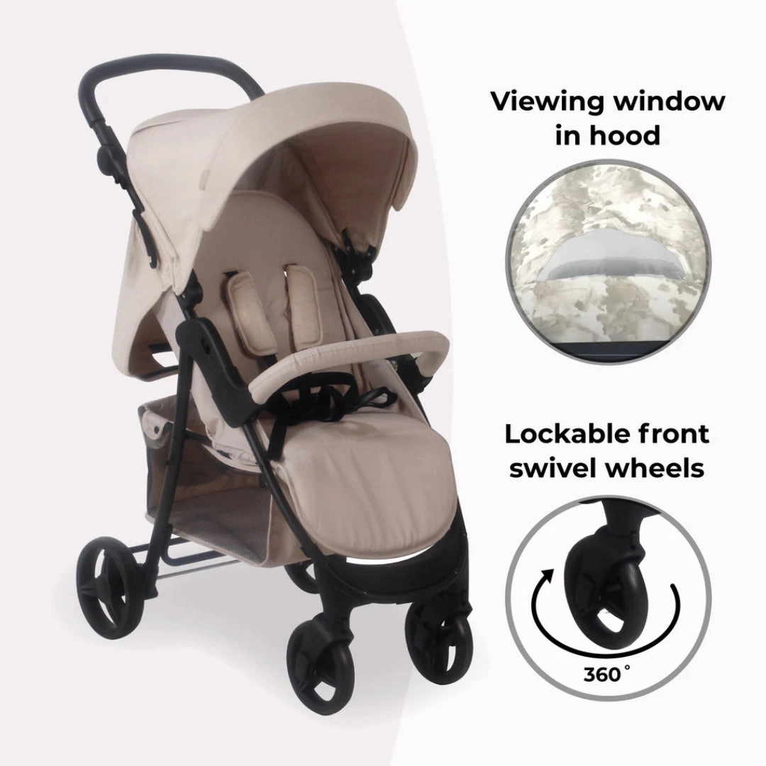 My Babiie MB30 PLUS Pushchair - Oatmeal