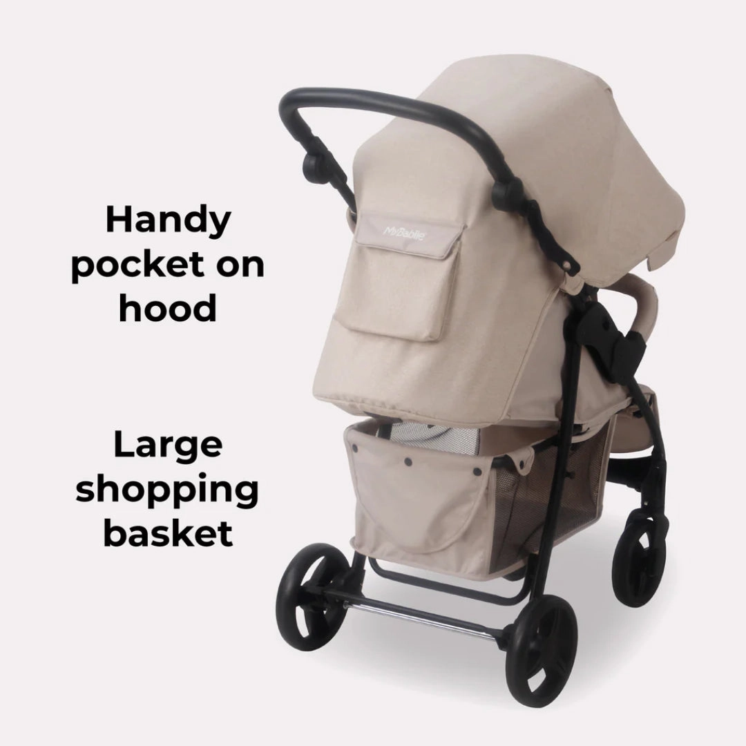 My Babiie MB30 PLUS Pushchair - Oatmeal