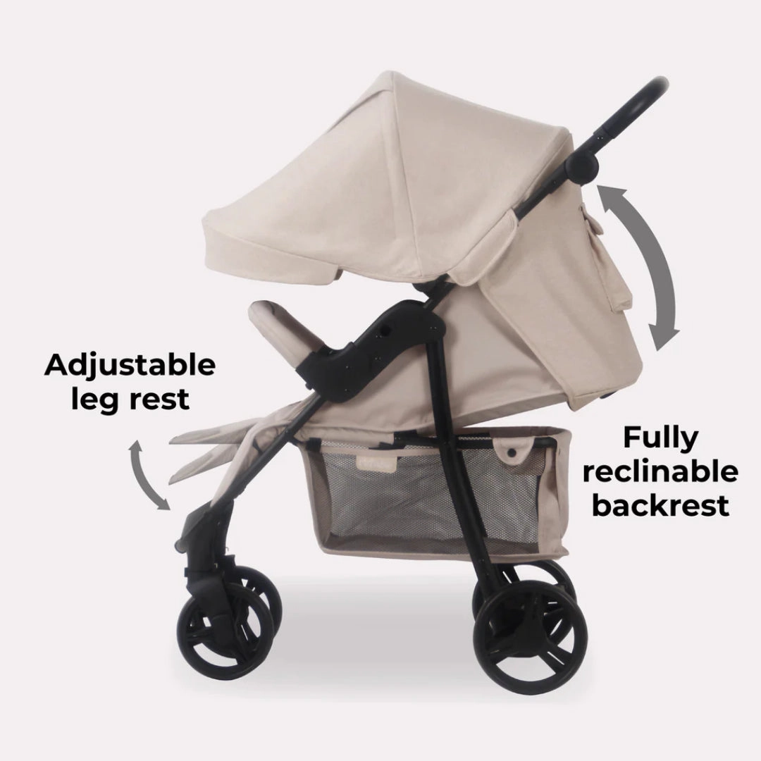 My Babiie MB30 PLUS Pushchair - Oatmeal