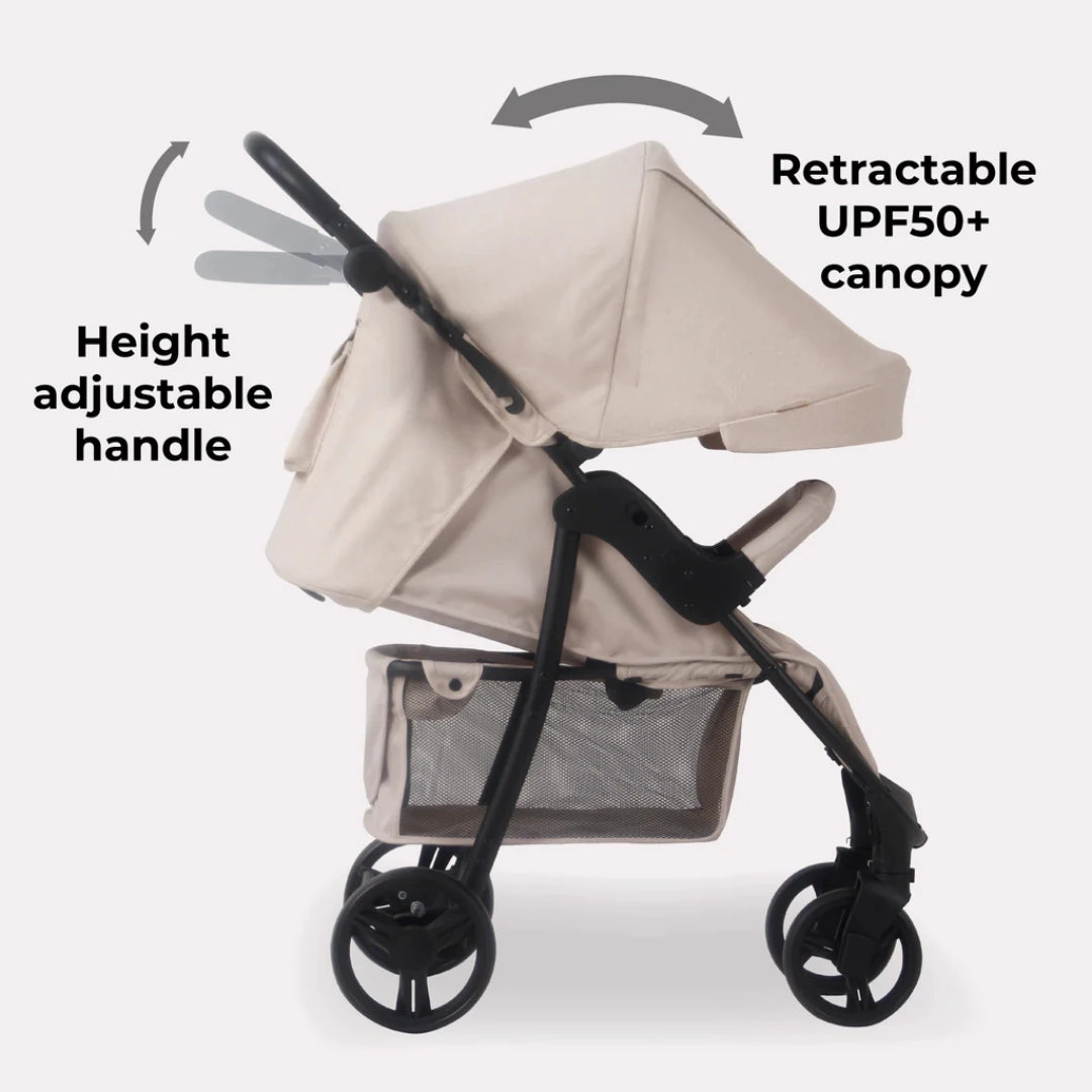 My Babiie MB30 PLUS Pushchair - Oatmeal