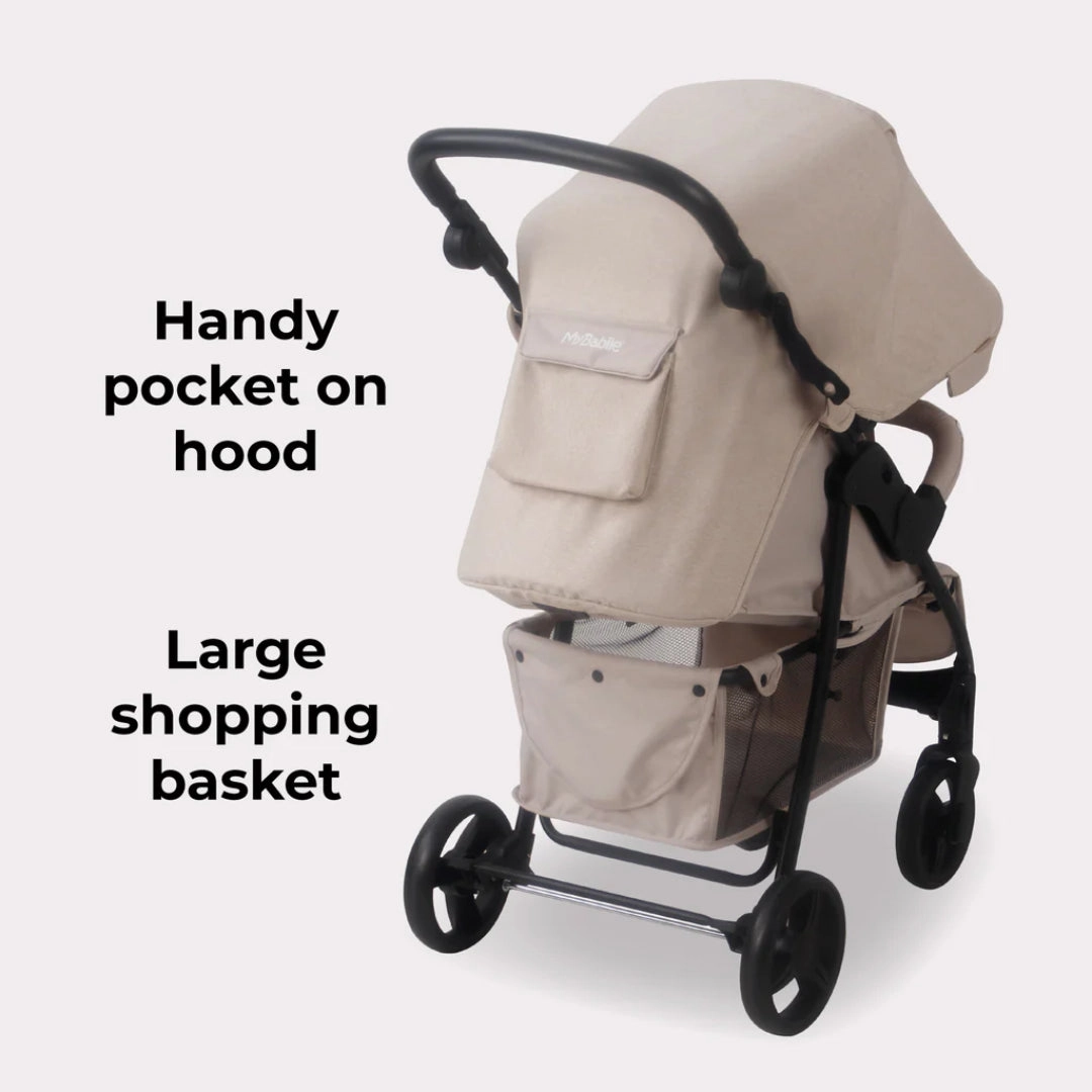 My Babiie MB30 PLUS Pushchair - Oatmeal