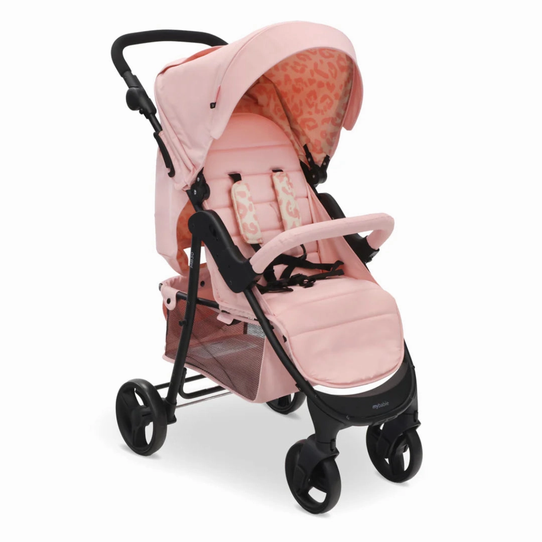 My Babiie MB30 PLUS Pushchair - Pink Leopard