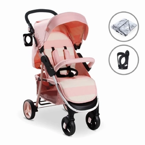 My Babiie MB30 PLUS Pushchair - Pink Stripes