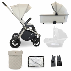 My Babiie MB450 2-in-1 Pushchair & Carrycot - Ivory