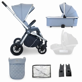 My Babiie MB450 2-in-1 Pushchair & Carrycot - Steel Blue