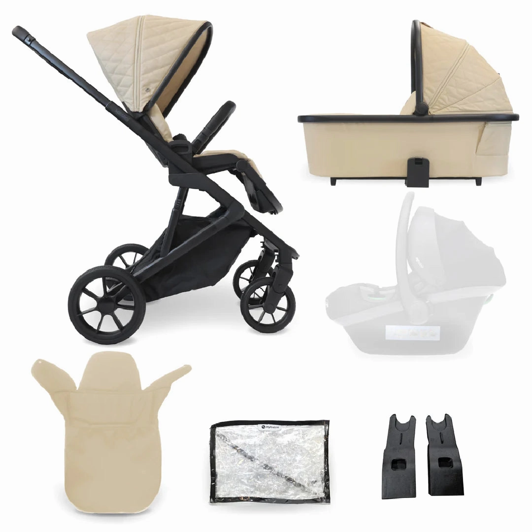 My Babiie MB500 2-in-1 Pushchair & Carrycot - Almond