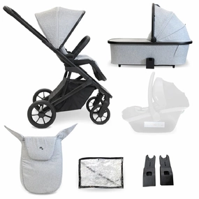 My Babiie MB500 2-in-1 Pushchair & Carrycot - Moon Grey