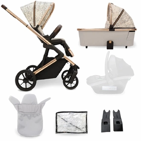 My Babiie MB500 2-in-1 Pushchair & Carrycot - Rose Gold Marble