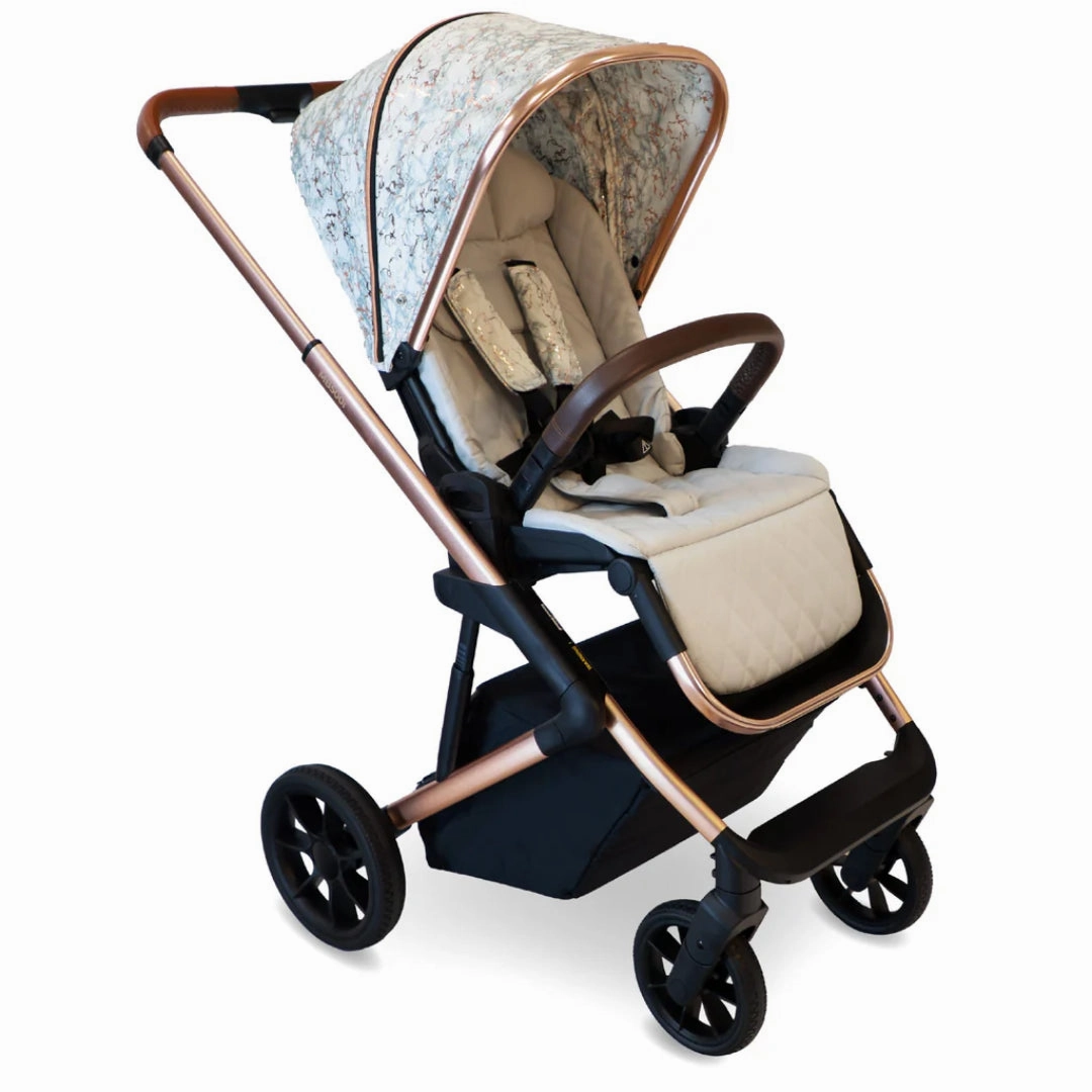 My Babiie MB500 2-in-1 Pushchair & Carrycot - Rose Gold Marble