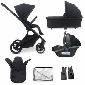 My Babiie MB500 3-in-1 Travel System - Obsidian Black