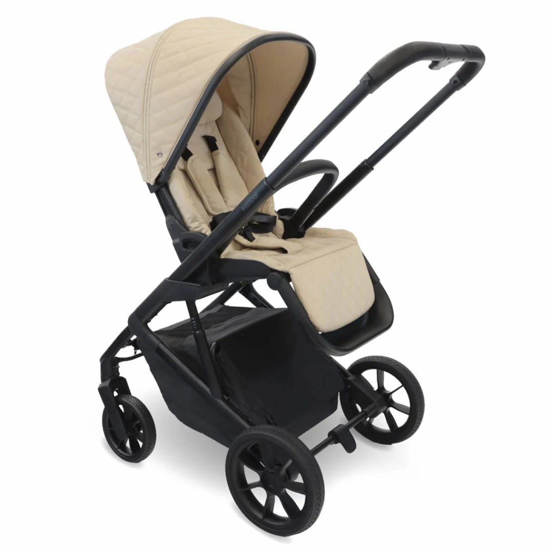 My Babiie MB500 3-in-1 Travel System with Base - Almond