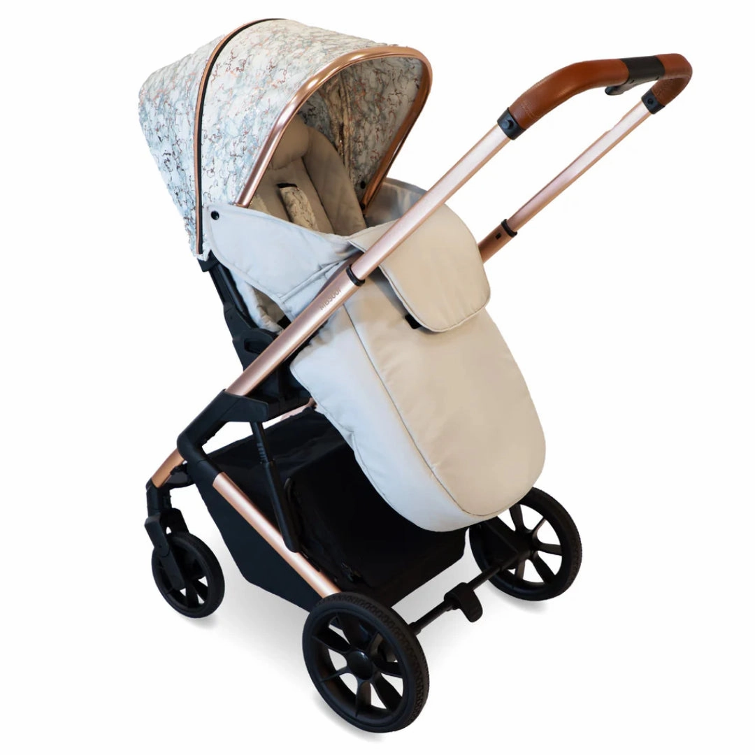 My Babiie MB500 3-in-1 Travel System with Base - Rose Gold Marble