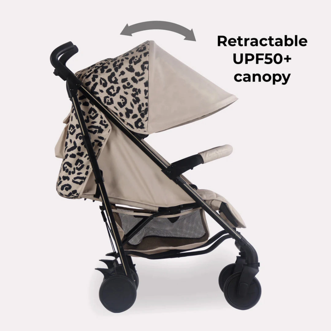 My Babiie MB51 PLUS Stroller - Fawn Leopard