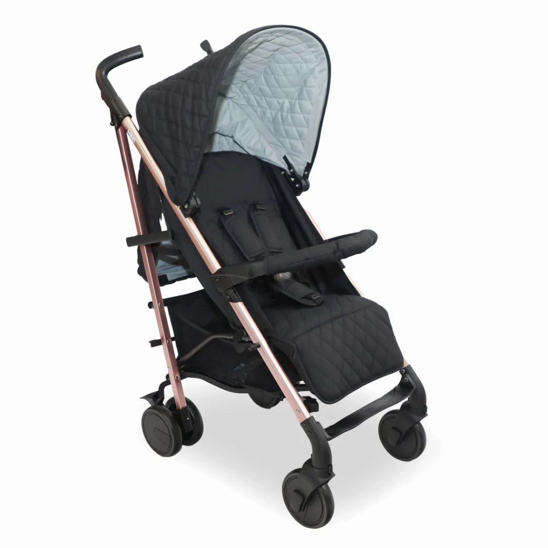 My Babiie MB51 PLUS Stroller - Quilted Black