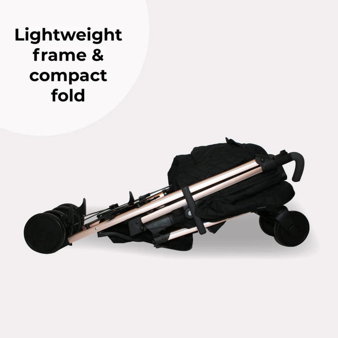 My Babiie MB51 PLUS Stroller - Quilted Black