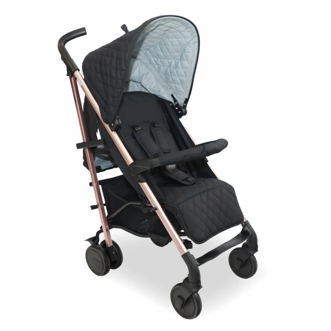 My Babiie MB51 PLUS Stroller - Quilted Black