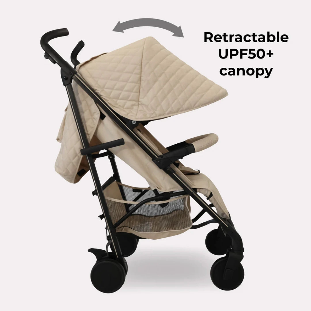 My Babiie MB51 PLUS Stroller - Quilted Sand