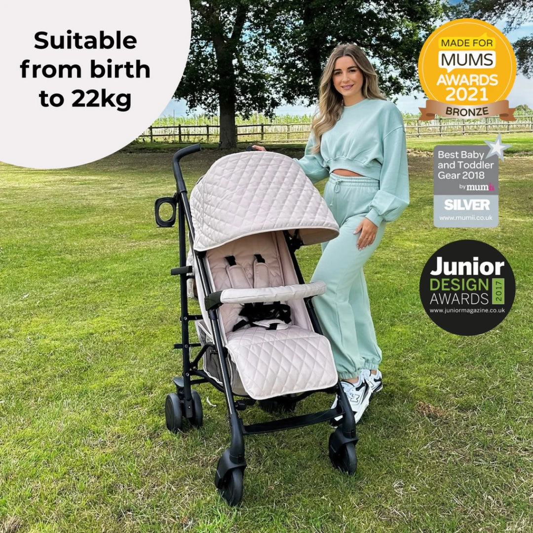 My Babiie MB51 PLUS Stroller - Quilted Sand