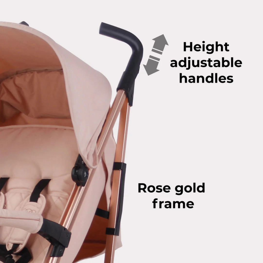 My Babiie MB51 PLUS Stroller - Rose Gold Blush