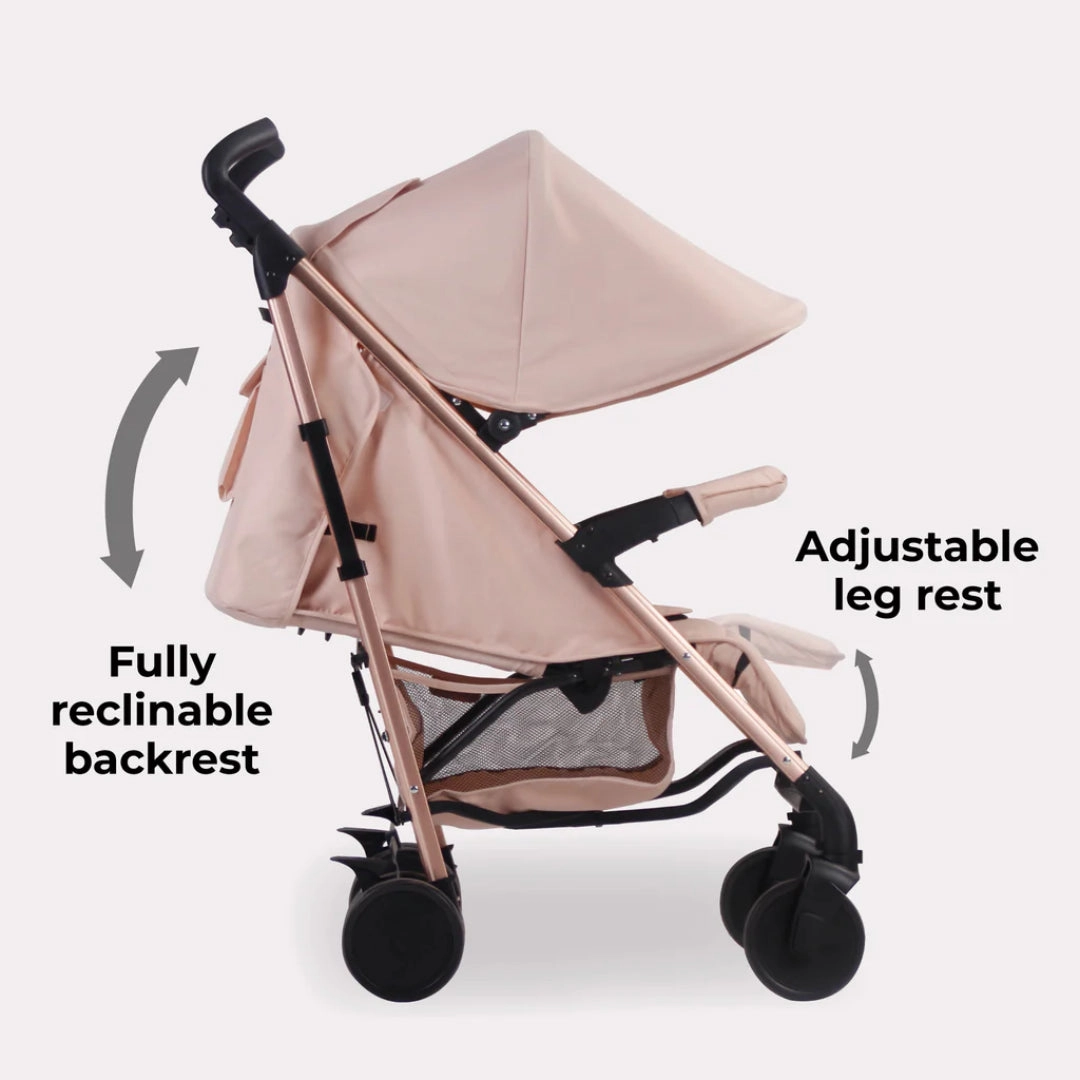 My Babiie MB51 PLUS Stroller - Rose Gold Blush