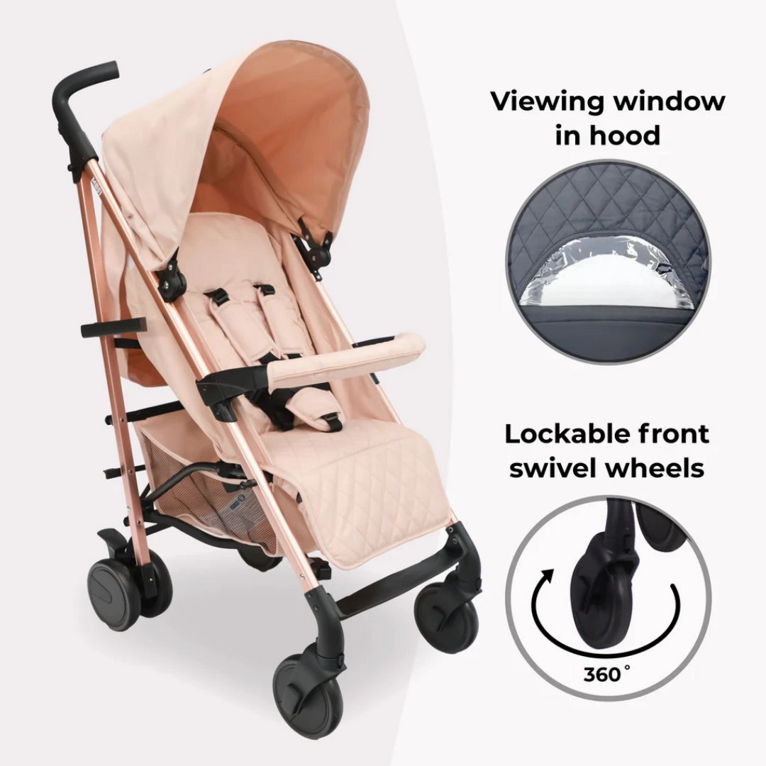 My Babiie MB51 PLUS Stroller - Rose Gold Blush