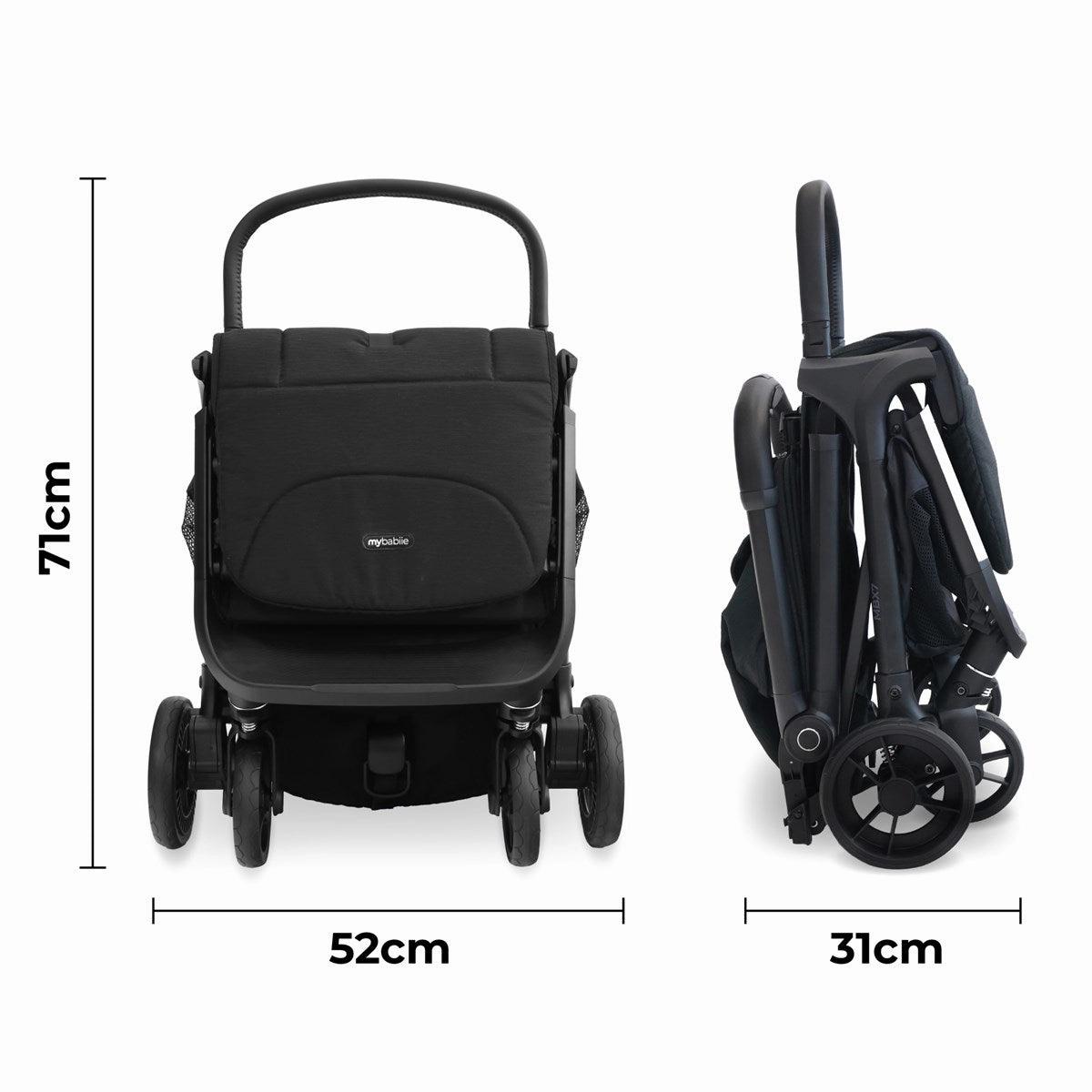 My Babiie MBX7 Auto-Fold Stroller