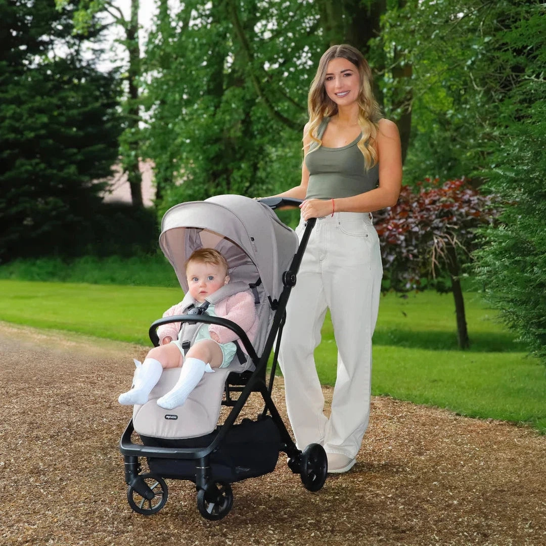 My Babiie MBX7 PLUS Auto-Fold Stroller - Camel