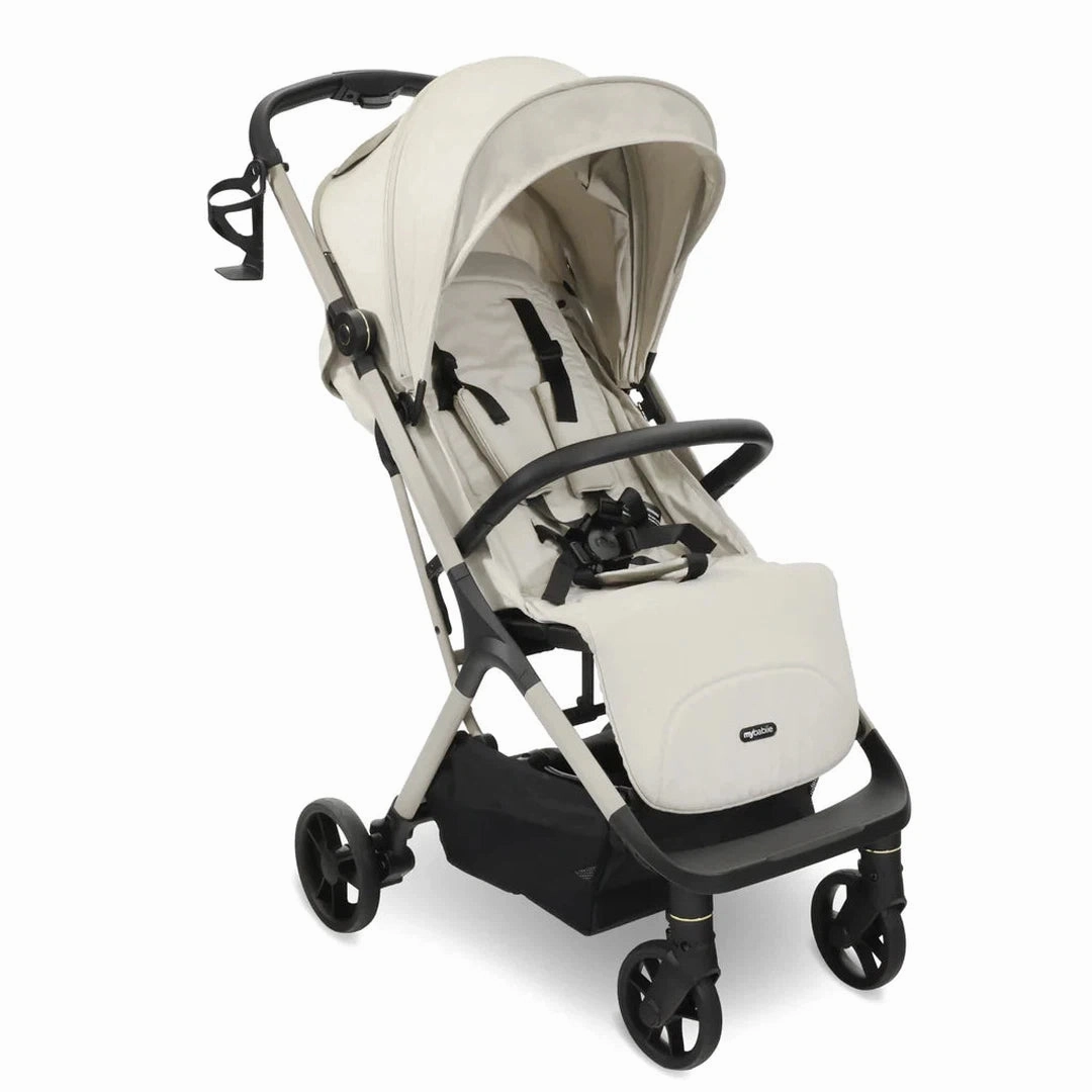 My Babiie MBX7 PLUS Auto-Fold Stroller - Ivory