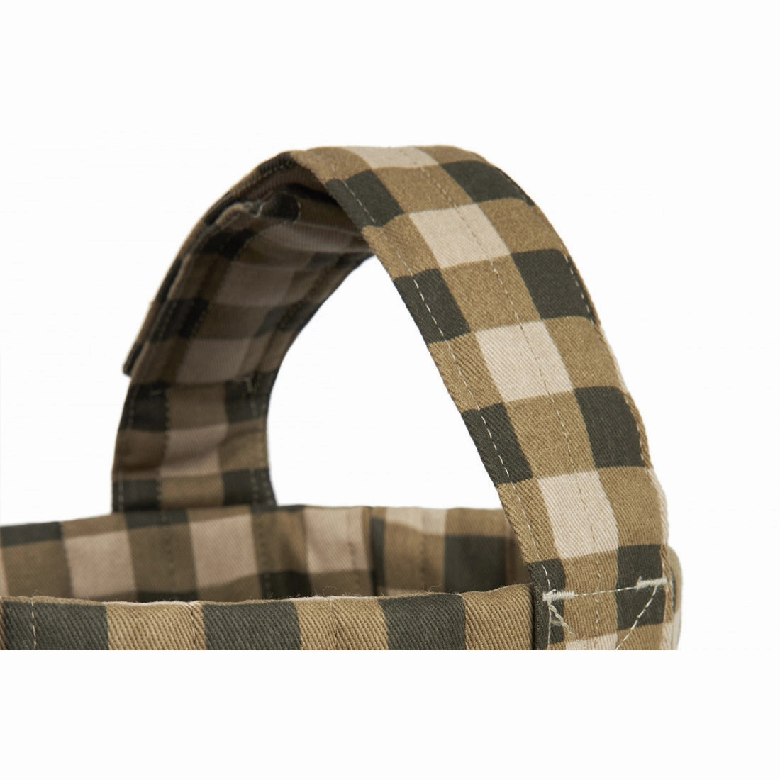 nobodinoz Hyde Park Stroller Organizer Green Checks