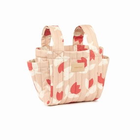 nobodinoz Hyde Park Stroller Organizer Red Tulips