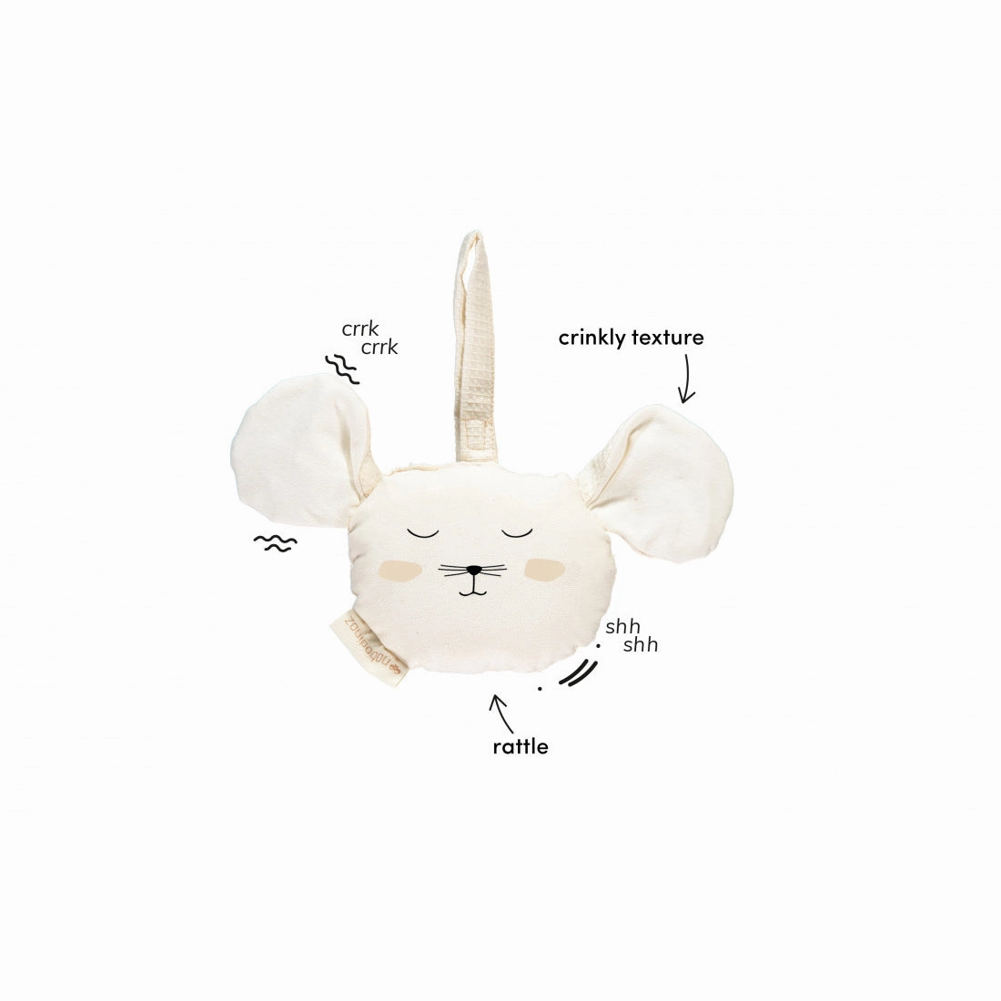 nobodinoz Mouse Pram Toy