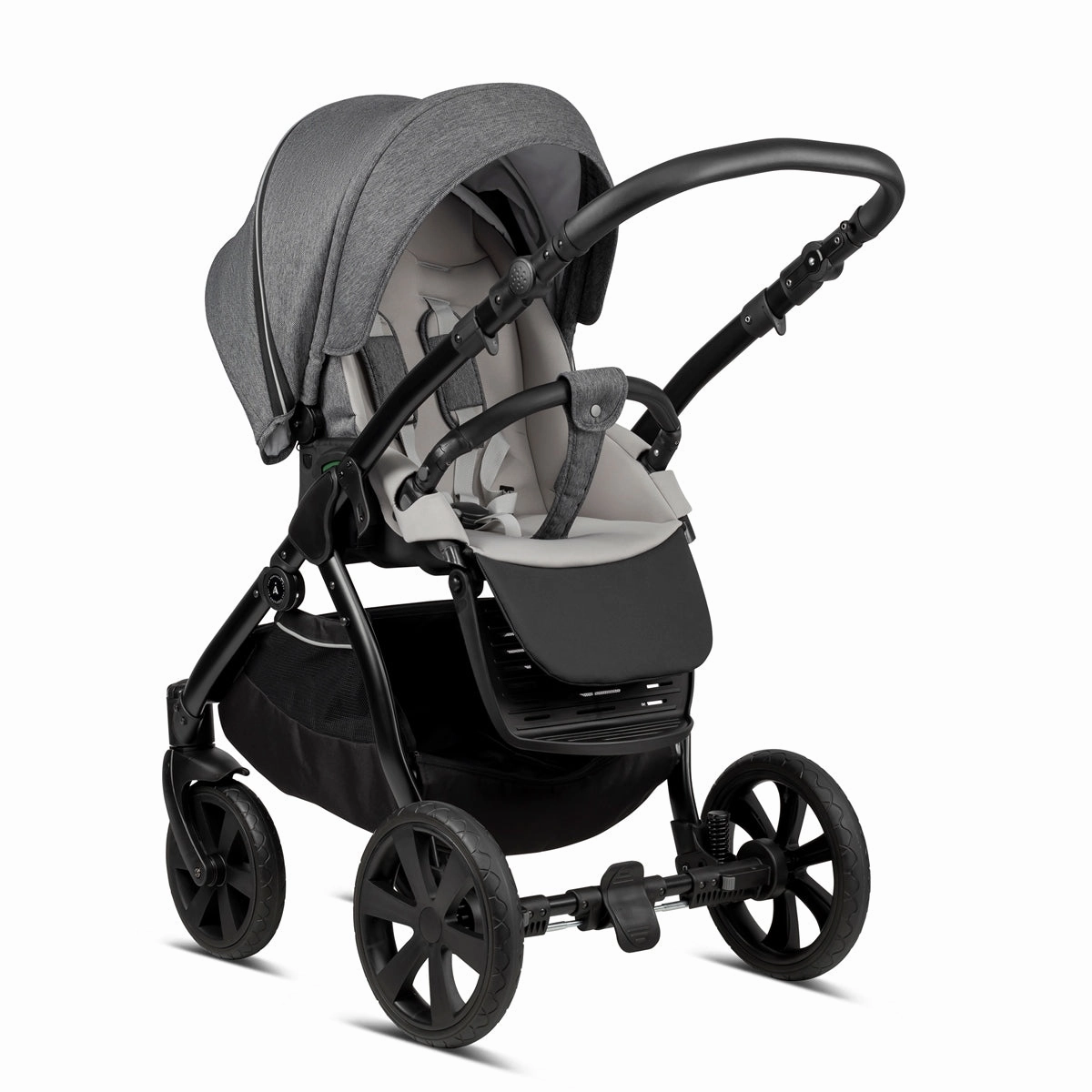 Noordi Fjordi V1 3in1 Essential Starter Travel & Nursery Bundle, Dark Grey