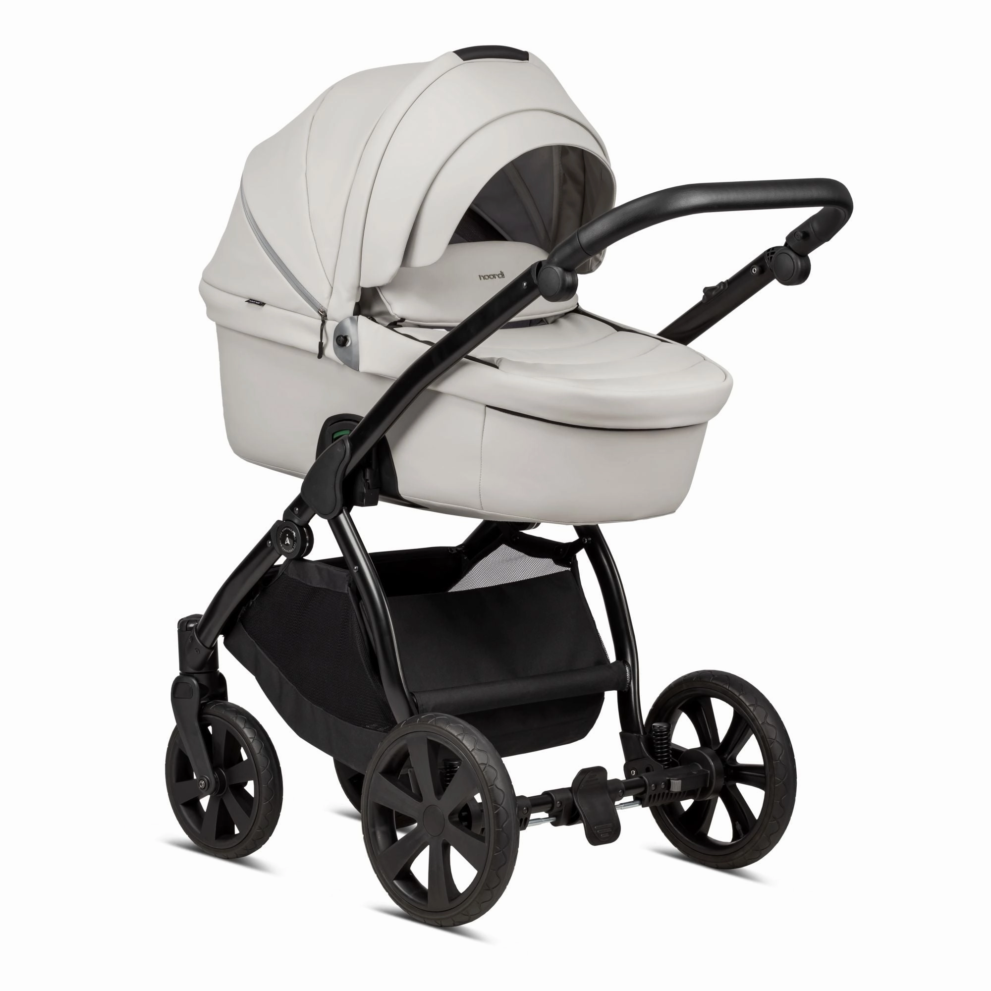 Noordi Fjordi V1 Leather 3in1 Essential Starter Travel & Nursery Bundle, Leather Cloud