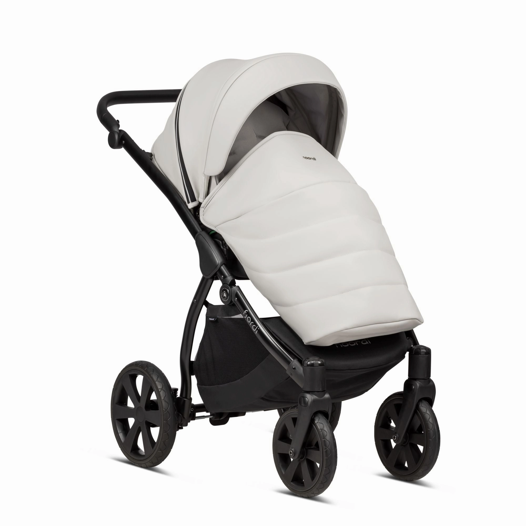 Noordi Fjordi V1 Leather 3in1 Essential Starter Travel & Nursery Bundle, Leather Cloud