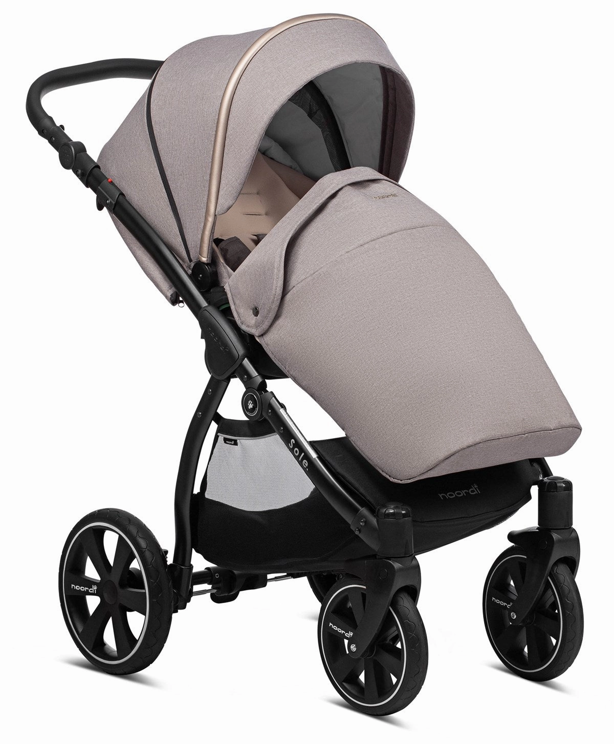 Noordi Sole Go 3in1 Essential Starter Travel & Nursery Bundle, Beige
