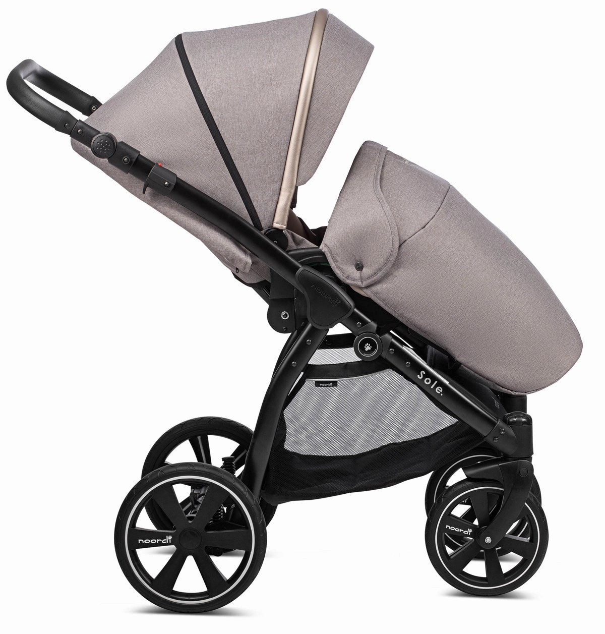 Noordi Sole Go 3in1 Essential Starter Travel & Nursery Bundle, Beige