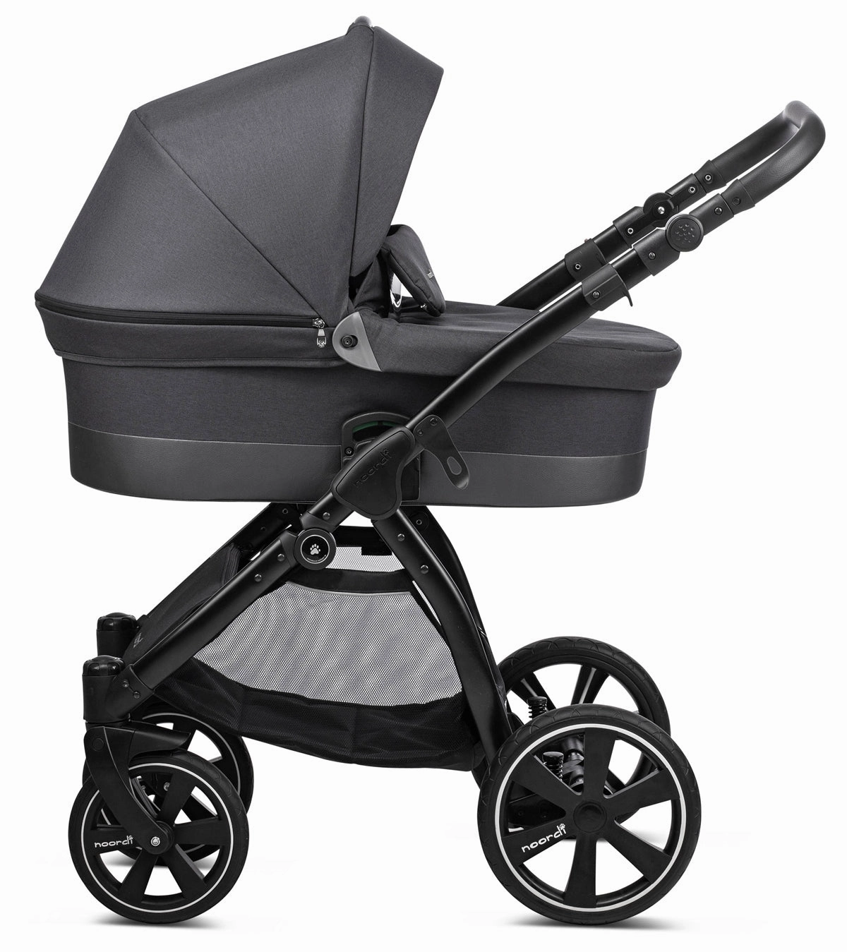 Noordi Sole Go 3in1 Essential Starter Travel & Nursery Bundle, Black