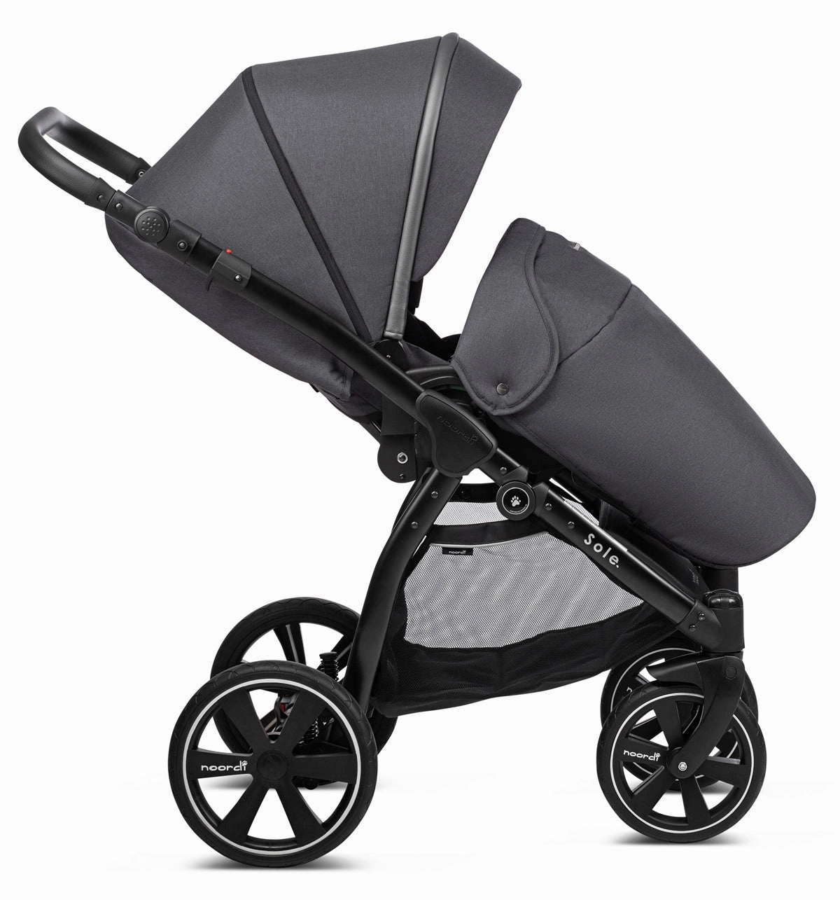Noordi Sole Go 3in1 Essential Starter Travel & Nursery Bundle, Black