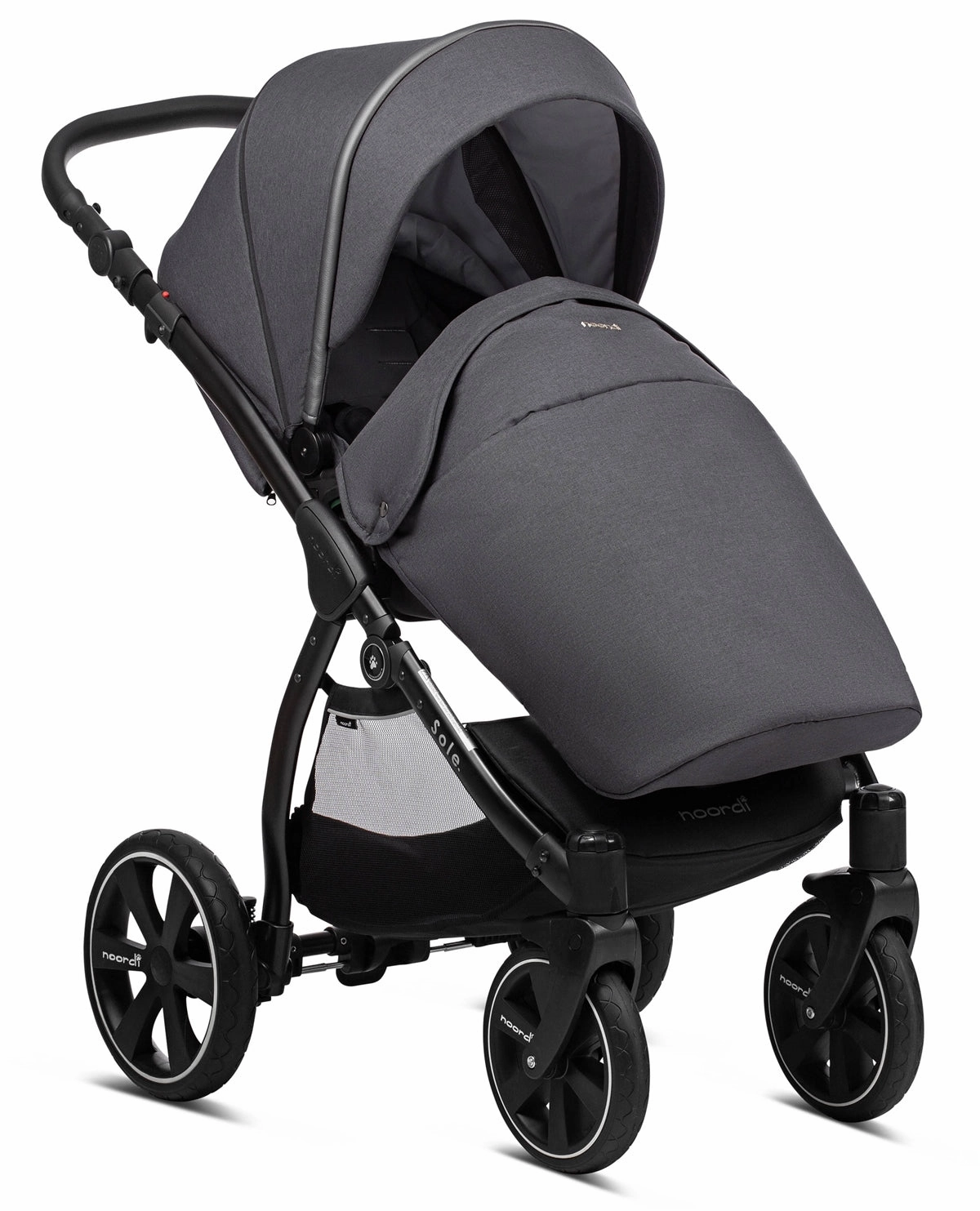 Noordi Sole Go 3in1 Essential Starter Travel & Nursery Bundle, Black