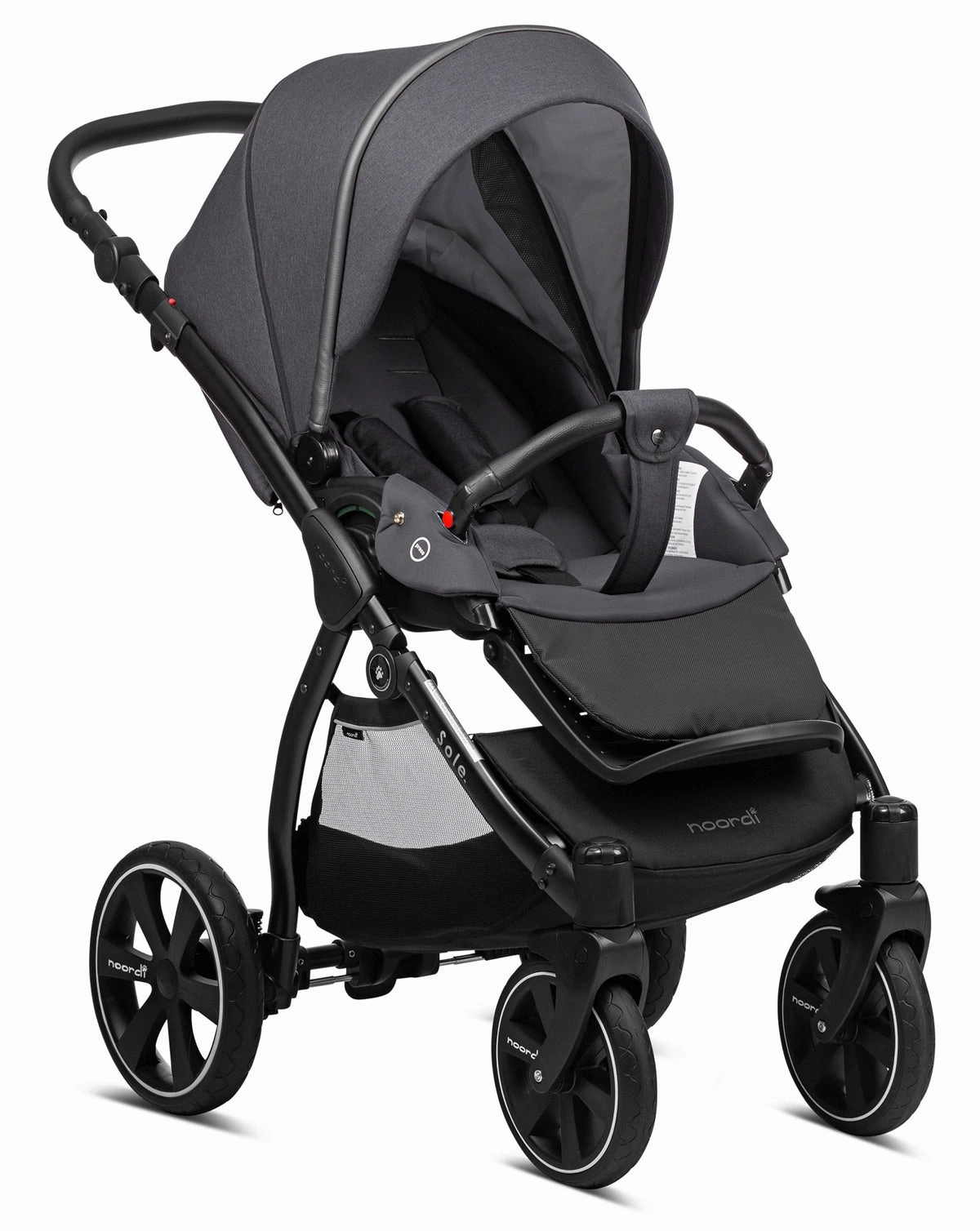 Noordi Sole Go 3in1 Essential Starter Travel & Nursery Bundle, Black